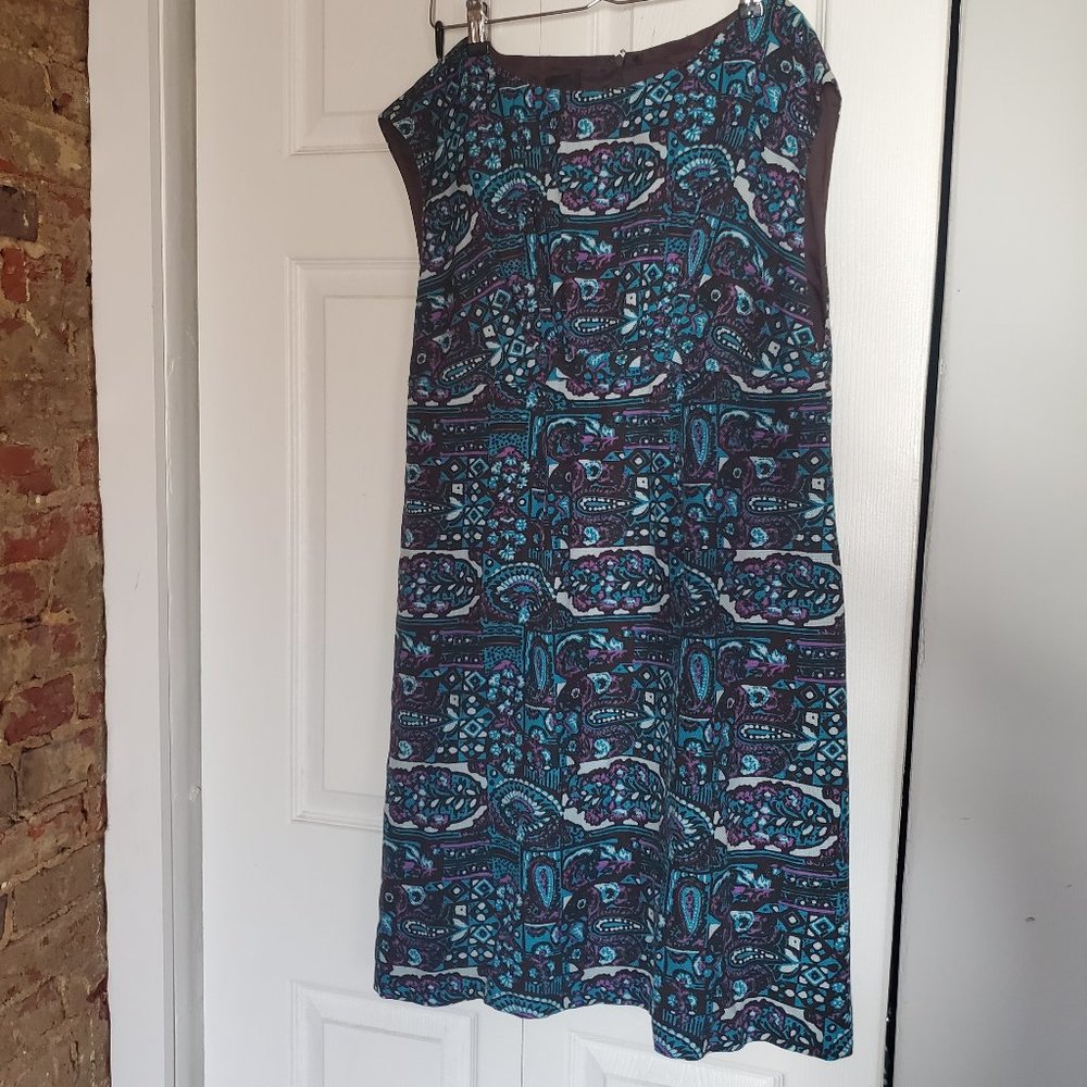Vintage dark pattern dress